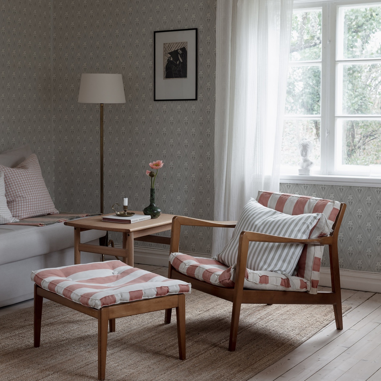 Tapet lavabil, Klädesholmen 4166,5.3mp / rola