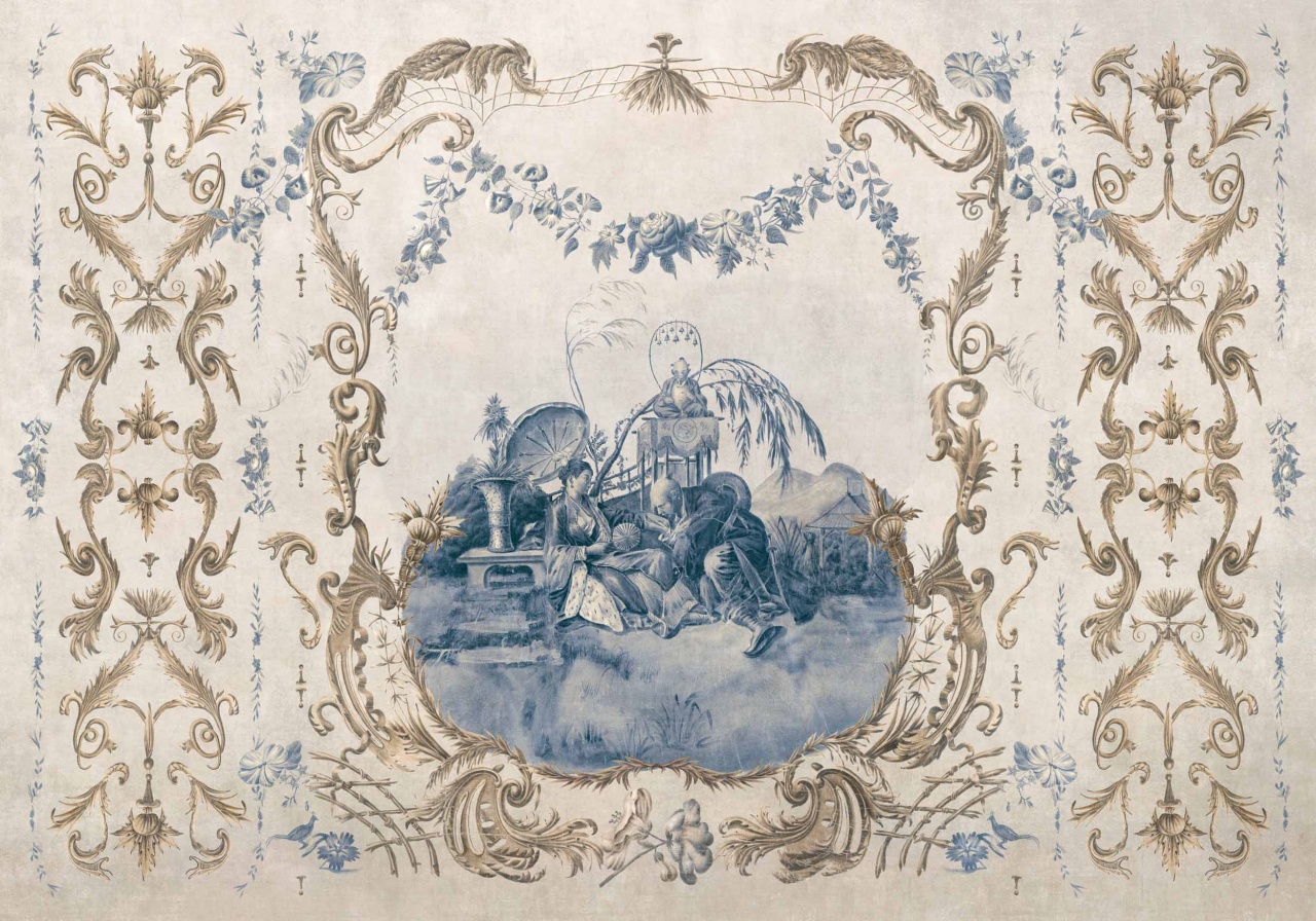 Tapet lavabil Ming Portrait, Sapphire, Coordonne - 1 | YEO
