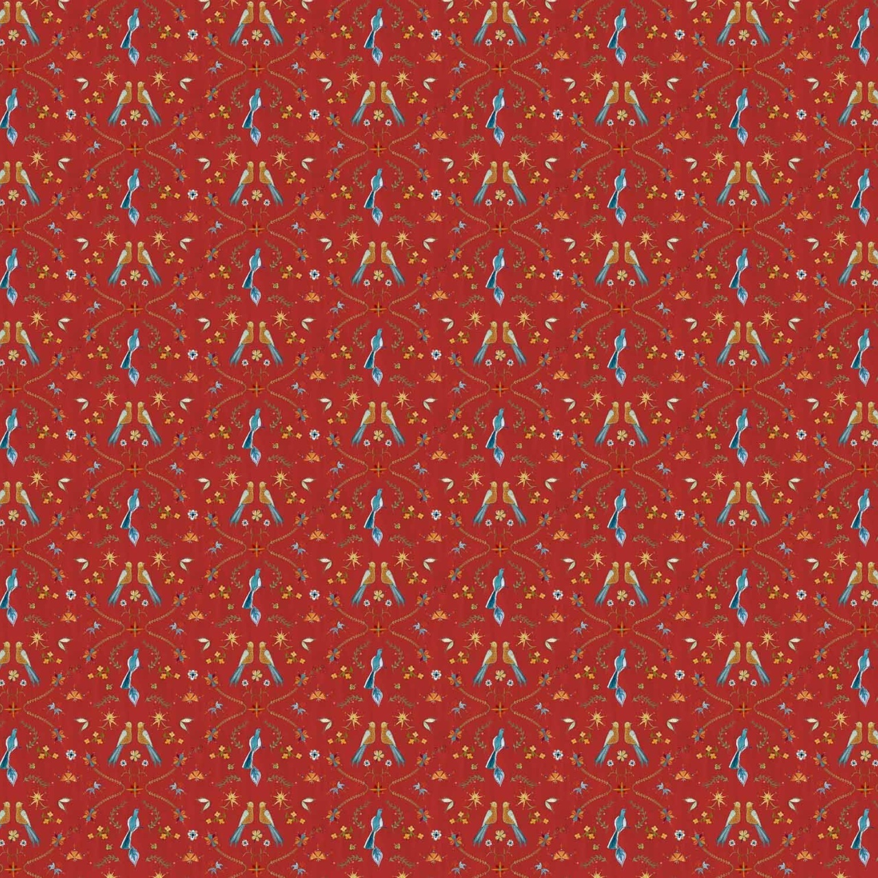 Tapet Metaphoric Birds, Red, Coordonne 5mp / rola - 3