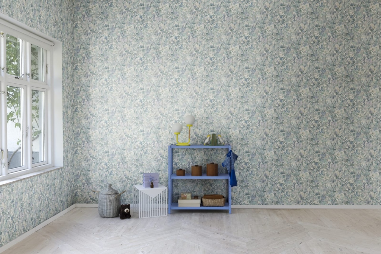 Tapet pentru copii, Poppy Meadow, Sky, Rebel Walls - 3 | YEO