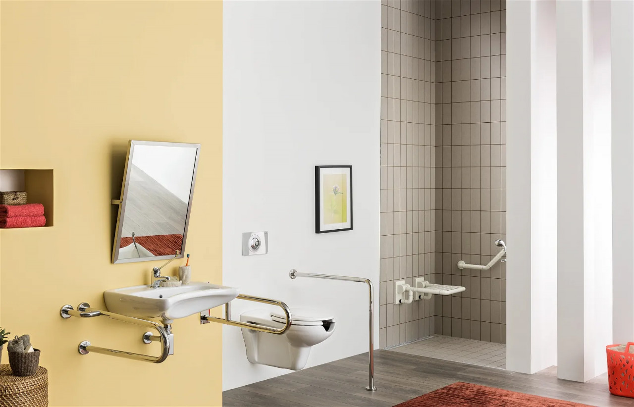Vas de WC, montare pe perete, pentru persoane cu mobilitate redusă, Vital, CDV_6WPW - 2 | YEO