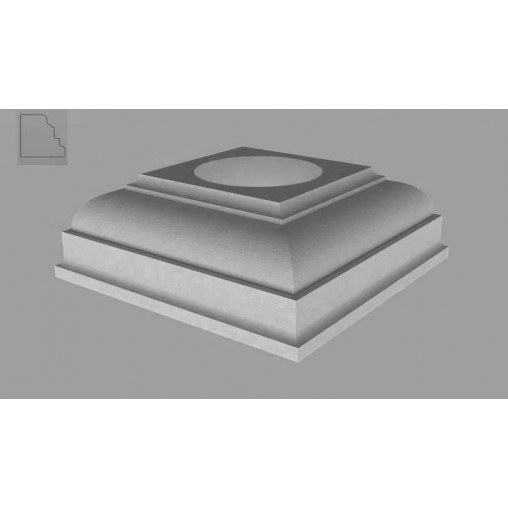 Baza coloana decorativa de exterior DT03A - 50x20x72 cm