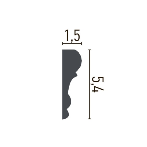 Brau poliuretan CR807 - 5.4x1.5x200 cm - Img 2