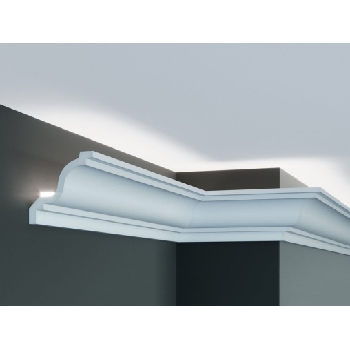 Cornisa decorativa flex P855F-9.1x9.1x200cm - Img 2