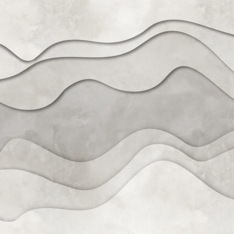 Fototapet, 3D Wave, White, Rebel Walls - Img 2