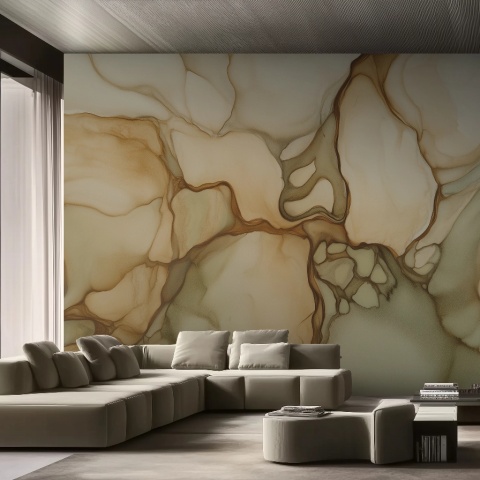 Fototapet Abstract Beige Naturel Mineral Rêve BNM206 - Img 2