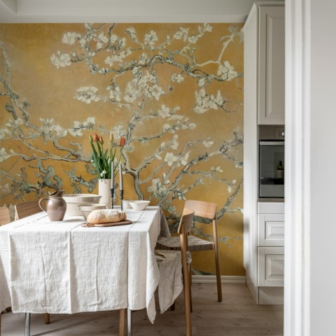 Fototapet, Almond Blossom, Orange, Rebel Walls - Img 3
