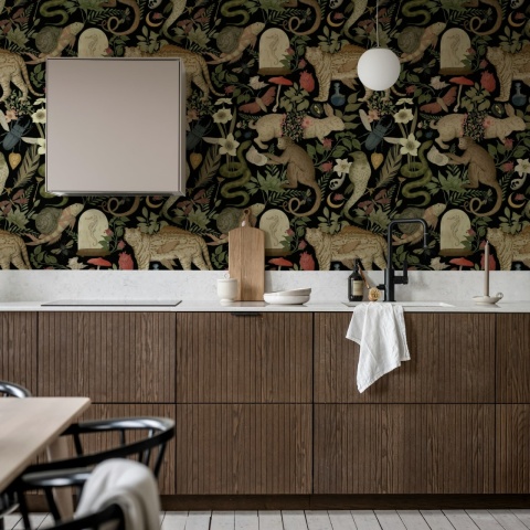 Fototapet, Animal Specials, Black, Rebel Walls
