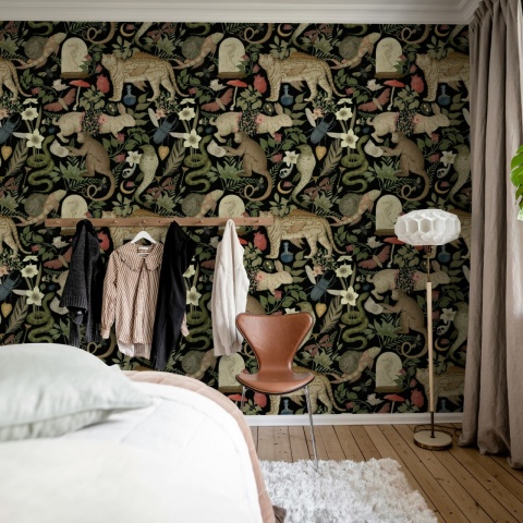 Fototapet, Animal Specials, Black, Rebel Walls - Img 3