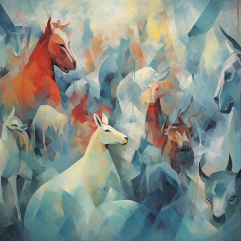 Fototapet Artistic Imagination Zoo Rêve IZ101