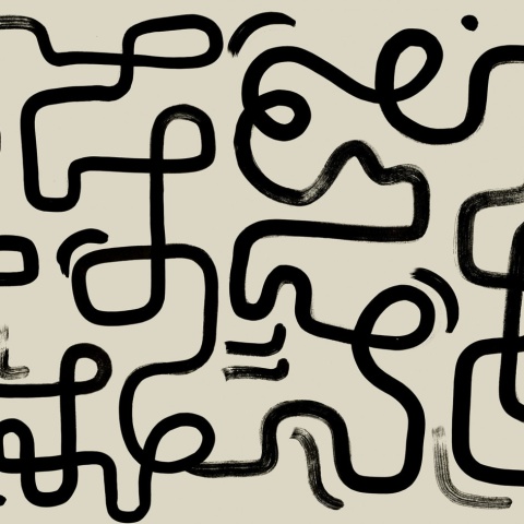 Fototapet, Artzy Path, Beige, Rebel Walls - Img 5