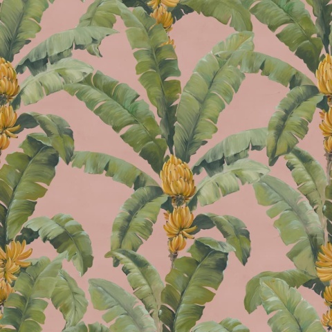 Fototapet, Banana Leaf, Pink, Rebel Walls - Img 2