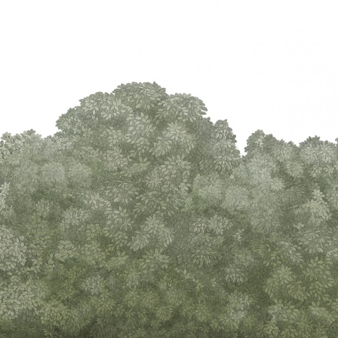 Fototapet, Belle Buisson, Green, Rebel Walls - Img 2