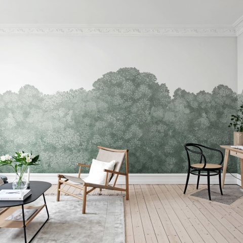 Fototapet, Belle Buisson, Turquoise, Rebel Walls