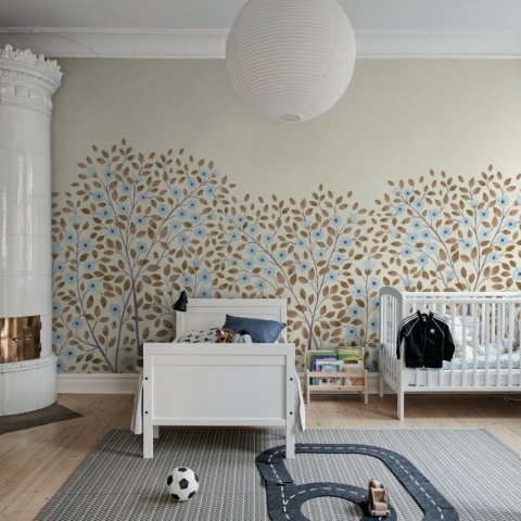 Fototapet, Blossom Tree, Beige, Rebel Walls