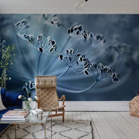 Fototapet, Blue Crown Dill, Rebel Walls