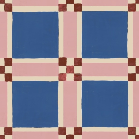 Fototapet, Bold Grid, Blue, Rebel Walls - Img 2