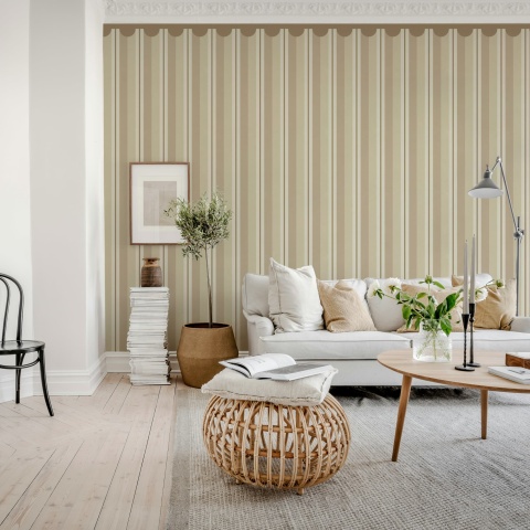 Fototapet, Border Stripe, Beige, Rebel Walls - Img 3