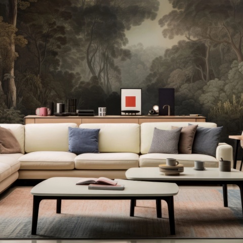 Fototapet Botanic Bosquet Kreda Rêve BK102 - Img 2
