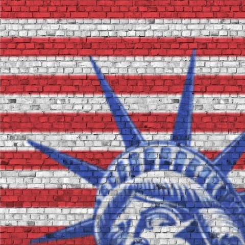 Fototapet, Bricks of Liberty, Rebel Walls - Img 2