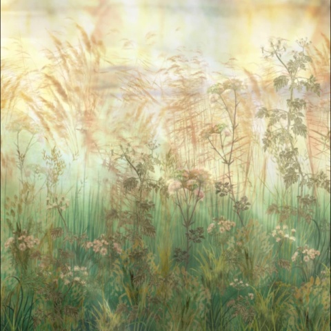 Fototapet Bright Greenery Sunset, 225x255H, VLAdiLA - Img 5