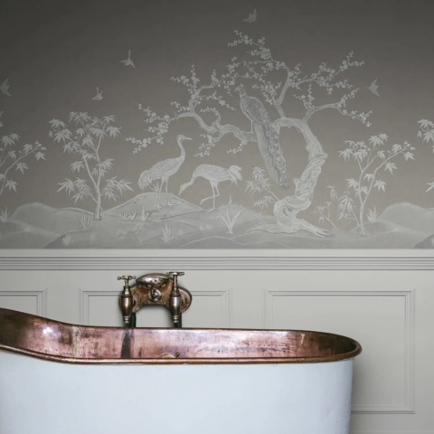Fototapet, Chinoiserie Lace, Panels, Rebel Walls - Img 3