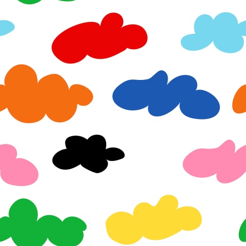 Fototapet, Cloudy, Rainbow, Rebel Walls - Img 2