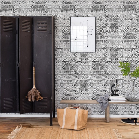 Fototapet, Decorated Bricks, Rebel Walls - Img 4