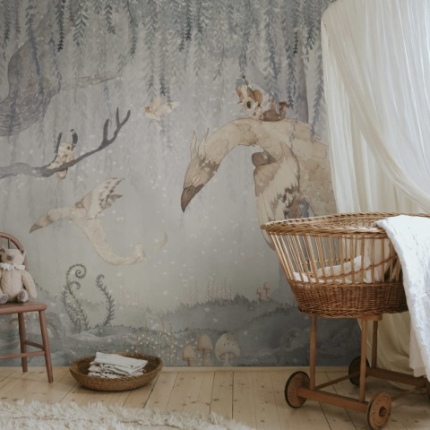 Fototapet, Dream Forest Boy, Blue Gray, Rebel Walls - Img 5