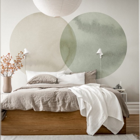 Fototapet, Eclipse, Beige Green, Rebel Walls - Img 8