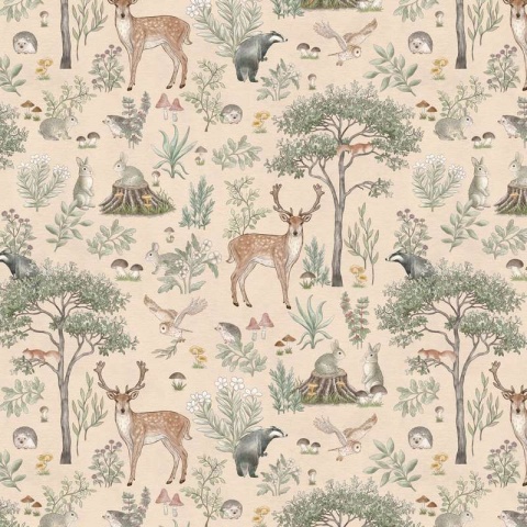 Fototapet Fantastic Forest - Beige, Kikki Belle - Img 2