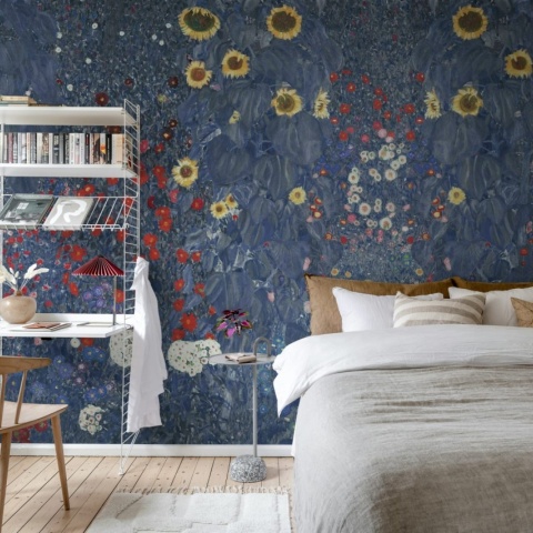 Fototapet, Farm Garden, Blue, Rebel Walls