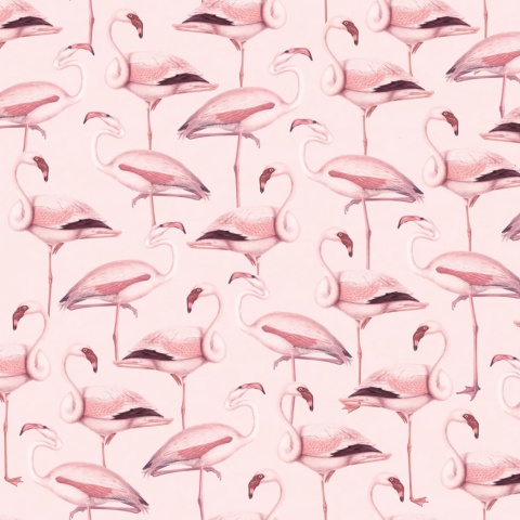 Fototapet, Flamingos, Bubblegum, Rebel Walls - Img 2