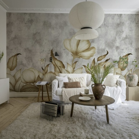 Fototapet, Floral Fantasy, Gray, Rebel Walls - Img 3