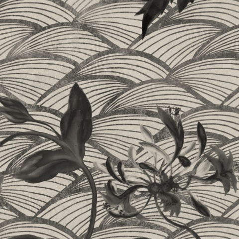 Fototapet, Floral Ripple, Graphite, Rebel Walls - Img 8
