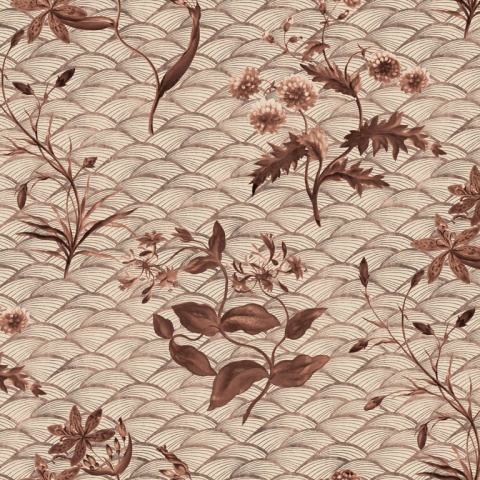 Fototapet, Floral Ripple, Rust, Rebel Walls - Img 6