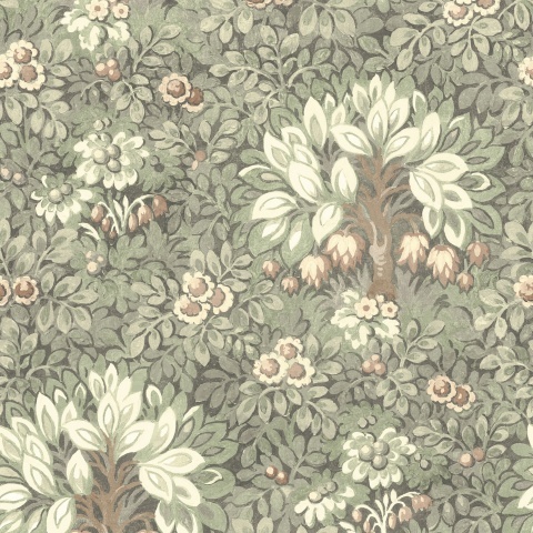 Fototapet, Flower Tree, Light Green, Rebel Walls - Img 2