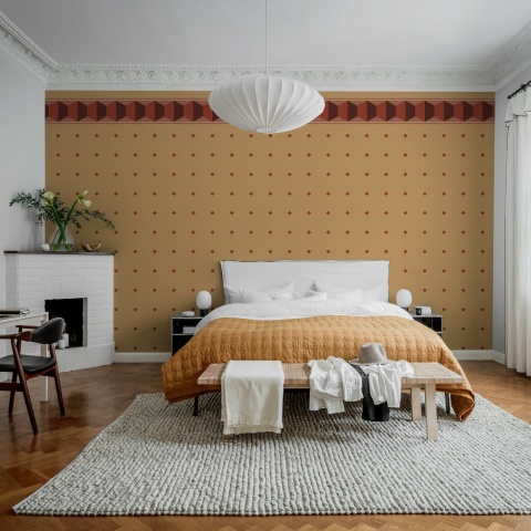 Fototapet, Gentle Manor, Yellow, Rebel Walls - Img 3