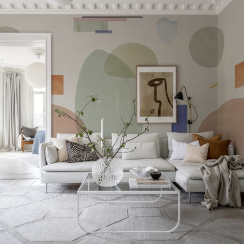 Fototapet, Geometry, Pastel, Rebel Walls - Img 6