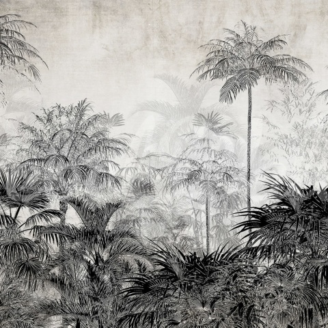 Fototapet, Graphic Jungle, Dark, Rebel Walls - Img 2