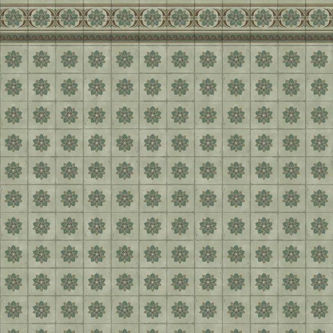 Fototapet Green Tiles, VLAdiLA - Img 2