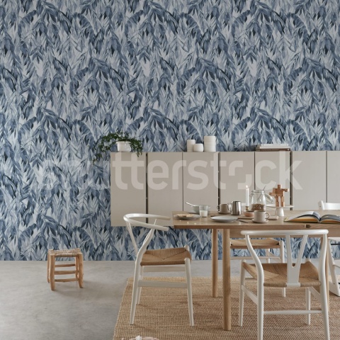 Fototapet, Hanging Branches, Blue, Rebel Walls - Img 3