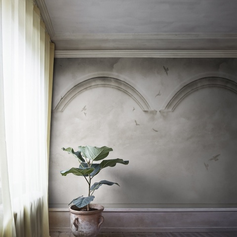 Fototapet, Heavenly Arches, Gray, Rebel Walls
