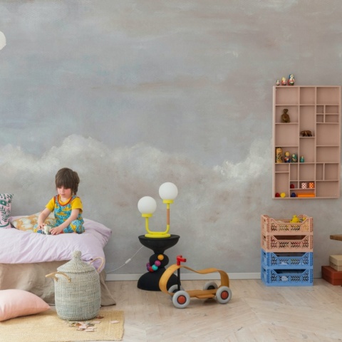 Fototapet, Heavenly Clouds, Dusty Pink, Rebel Walls - Img 3