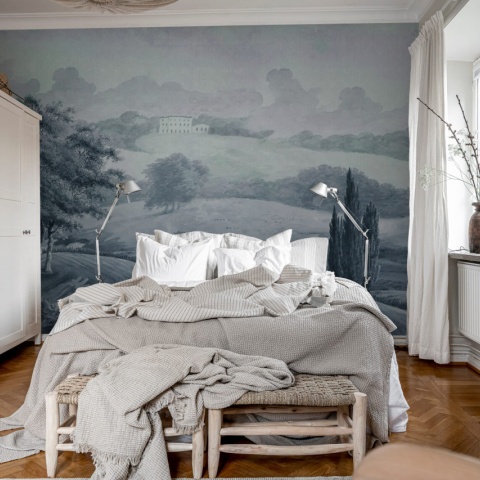 Fototapet, Hilltop House, Blue, Rebel Walls - Img 4