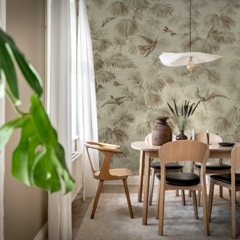 Fototapet, Humming Harmony, Beige, Rebel Walls - Img 3