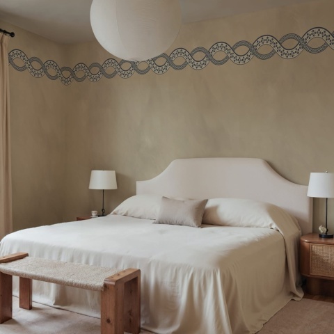 Fototapet, Ivory Braid, Light Beige, Rebel Walls