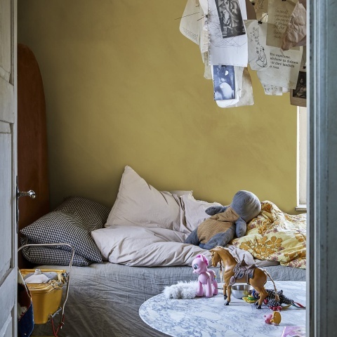 Fototapet, Ivory Braid, Yellow, Rebel Walls - Img 3