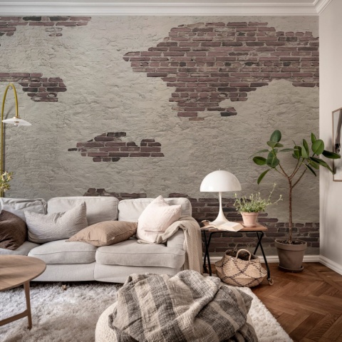 Fototapet, Ivory Bricks, Plaster, Rebel Walls - Img 4