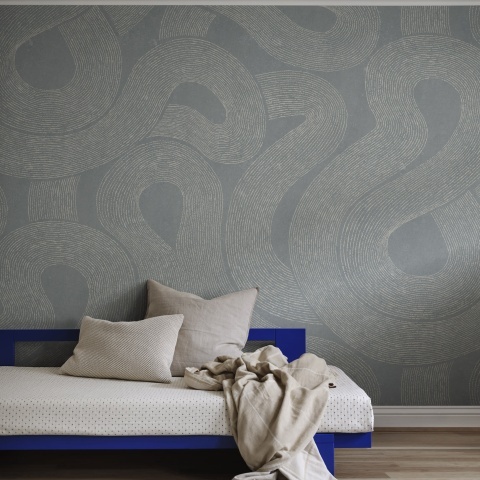 Fototapet lavabil, Zen Mural, Misty Blue, Sandberg - Img 3